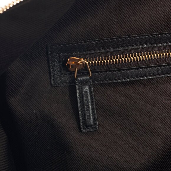 Saint Laurent Le Monogramme 72H Duffle Chestnut Cassandre Canvas & Leather Bag - Picture 15 of 16